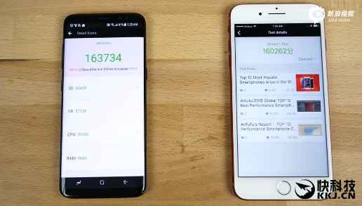 Ӧ�������ٶȶԱȲ��ԣ�����S8��iPhone 7 Plus��Ű